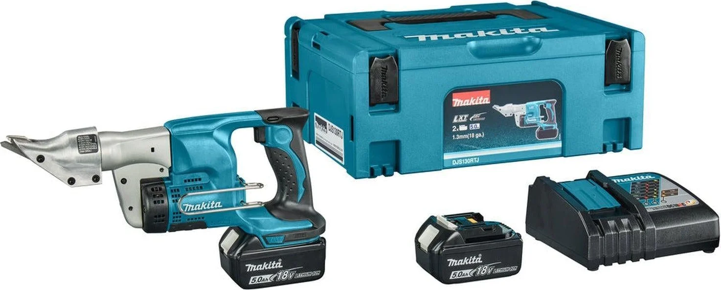 Makita DJS130RTJ Accu Plaatschaar 18V 5.0Ah in Mbox