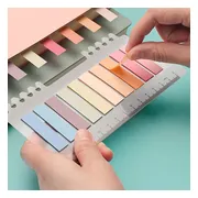 Sticky Notes Transparant - 200 Stuks - Index Tabs - Zelfklevend - 10 Kleuren