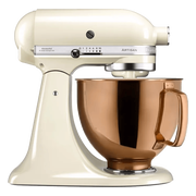 KitchenAid Artisan Mixer 5KSM125 Amandelwit + Design Mengkom Koper