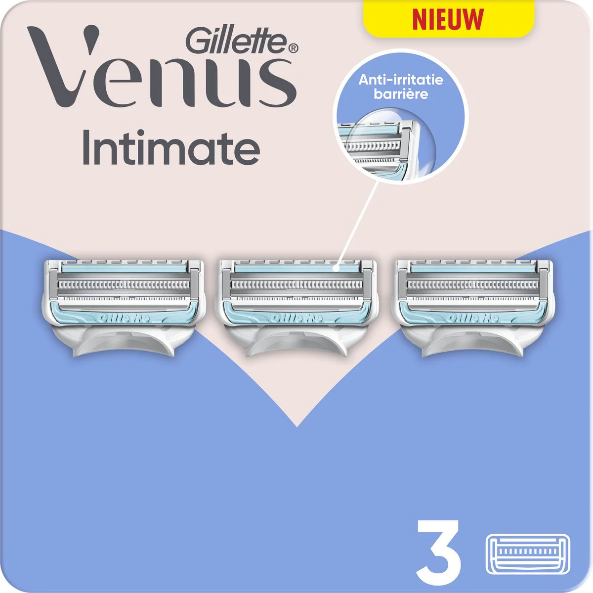 Gillette Venus Intimate Scheermesjes 3ST