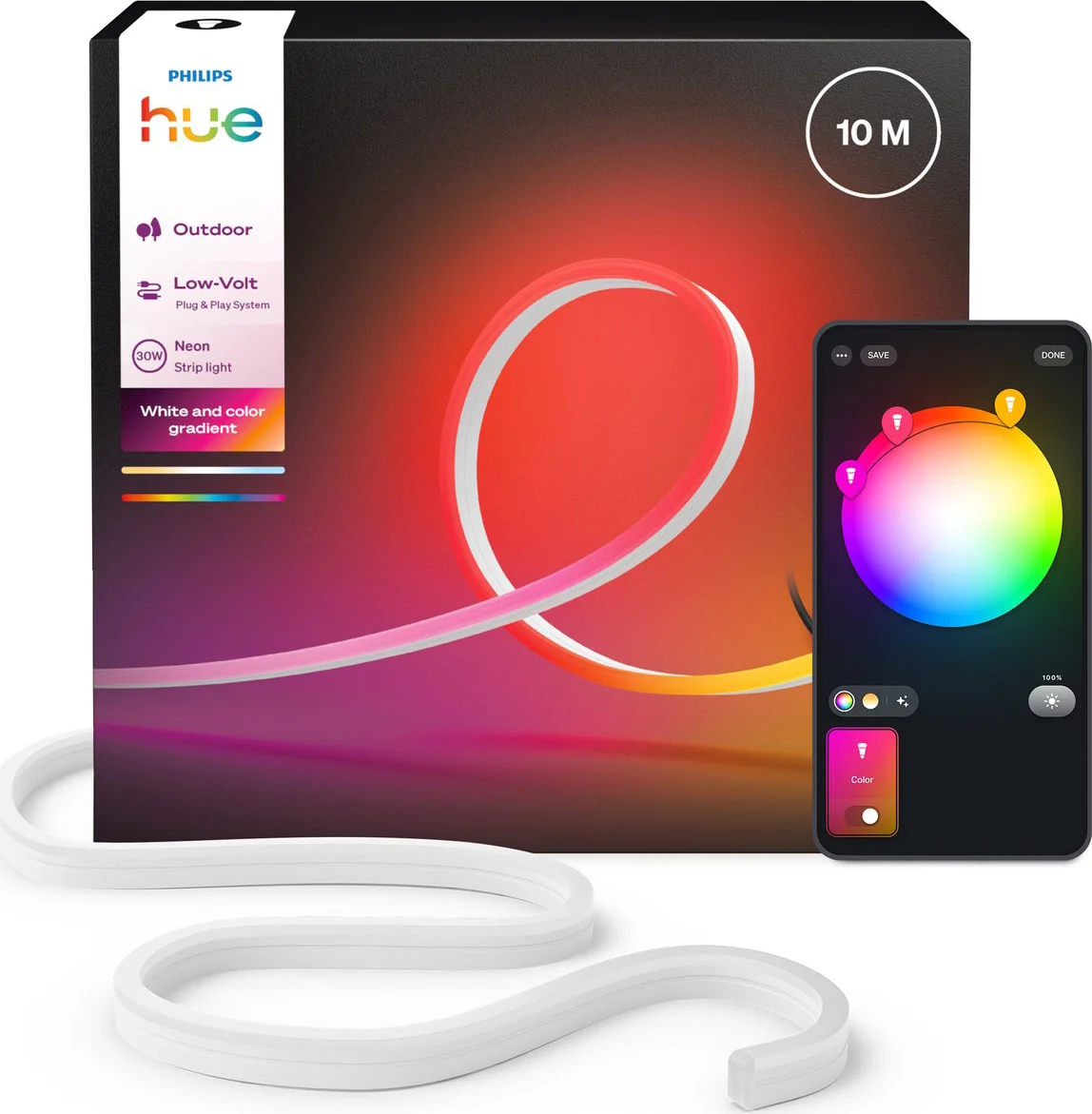 Philips Hue Neon Outdoor LED Strip 10 meter
