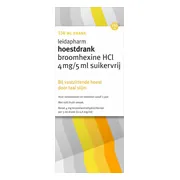 Leidapharm Hoestdrank Broomhexine HCI 4mg/5ml suikervrij 150ML