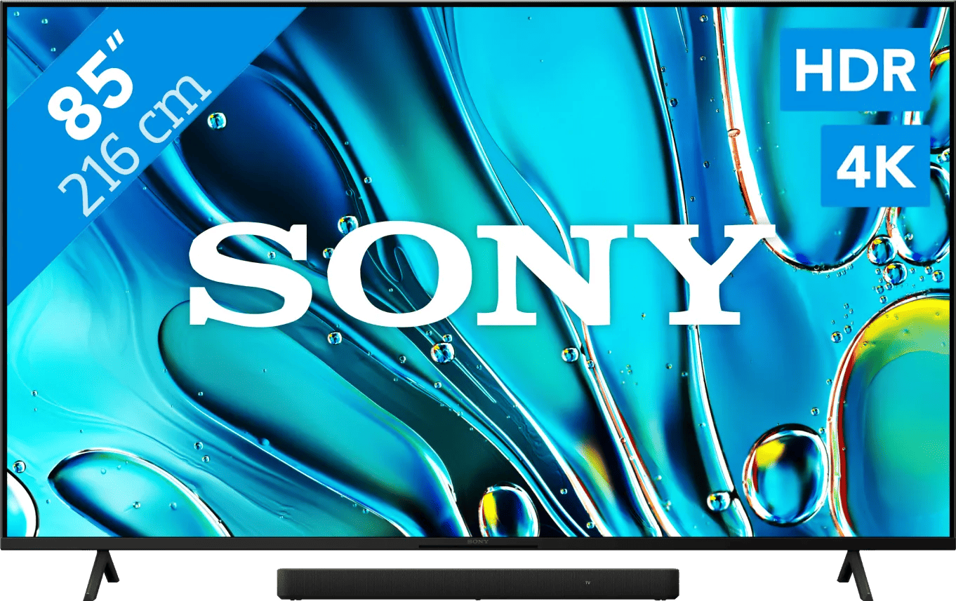 Sony Bravia 3 85" 4K Led (2025) + Sony HT-S2000 Zwart