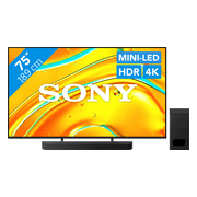 Sony Bravia 5 75" XR Mini-led (2025) + Sony Bravia Theatre Bar 6 Zwart