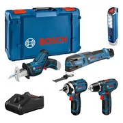 Bosch Professional Accu combiset 5-delig 12V 3x 2.0Ah in XL-Boxx - 0615990N1D