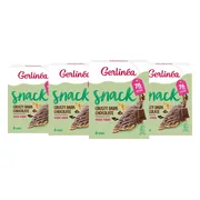 4x Gerlinea Crusty Snack Pure Chocolade 6 x 102 gr