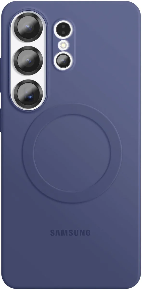 Samsung Galaxy S26 Ultra Siliconen Back Cover met Magneet Paars