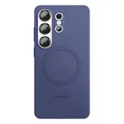 Samsung Galaxy S26 Ultra Siliconen Back Cover met Magneet Paars