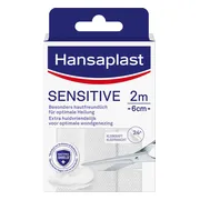 Hansaplast Pleisters Sensitive 2m x 6cm