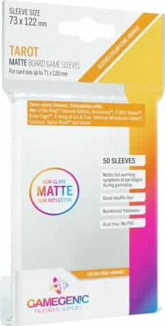 Gamegenic: Matte Board Game Sleeves - Orange