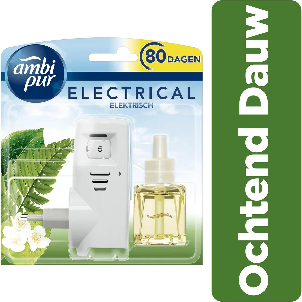 Ambi Pur Elektrische Geurverspreiders 1 compartiment Starterkit + Navulling Morning Dew 20 ml