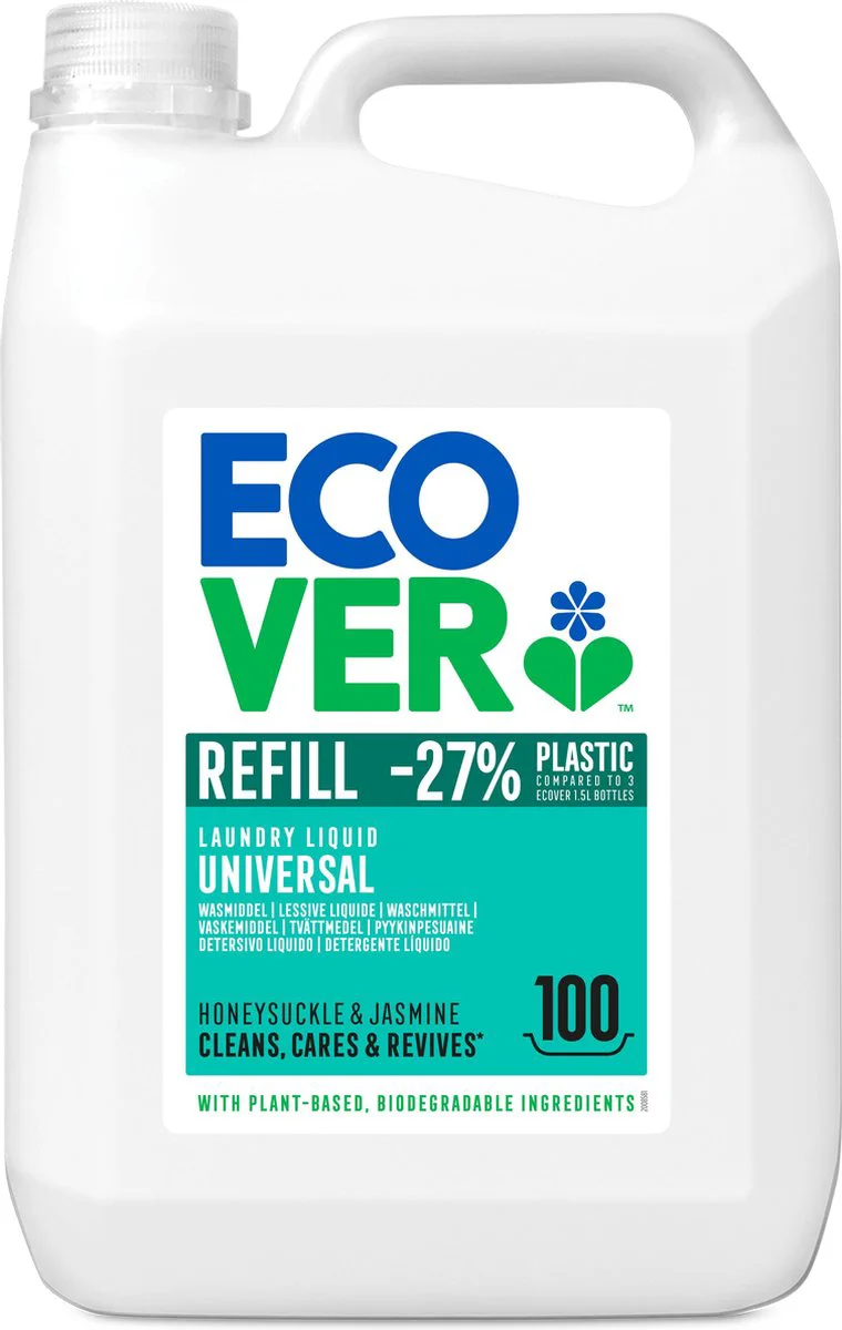 Ecover Vloeibaar Wasmiddel Universal 5l 5LT