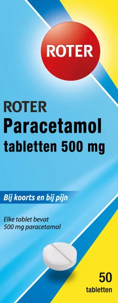 Roter Paracetamol 500 mg 50 tabletten