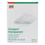 Lohmann & Rauscher Curapor Transparant Wondverband 10x8cm 5ST