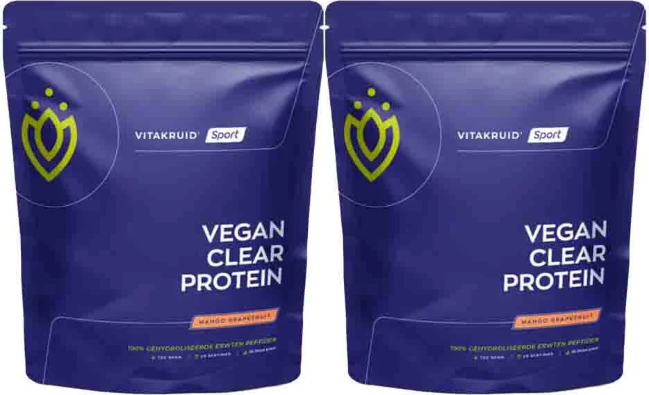 2x Vitakruid Clear Protein Mango Grapefruit 750 gr