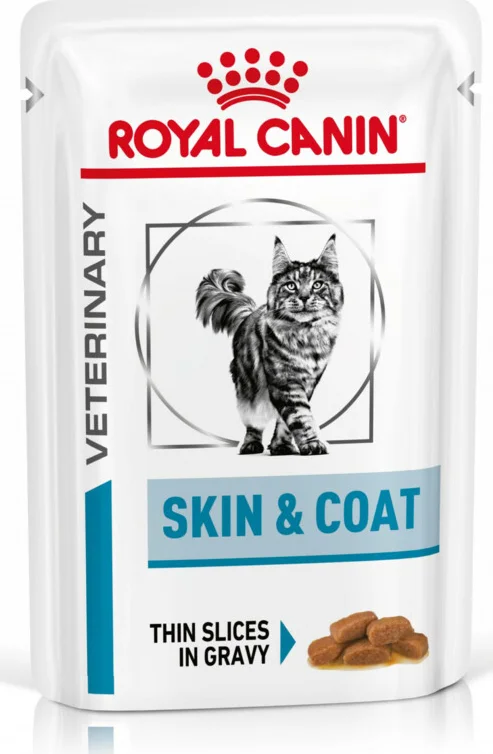 48x Royal Canin Kattenvoer Nat Skin & Coat 85 gr