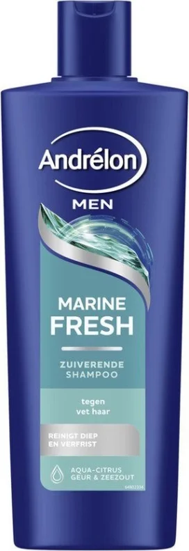 Andrélon Shampoo For Men Marine Fresh 400 ml