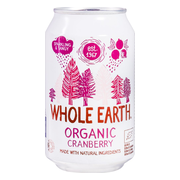 Whole Earth Organic Cranberry Soda 330ML