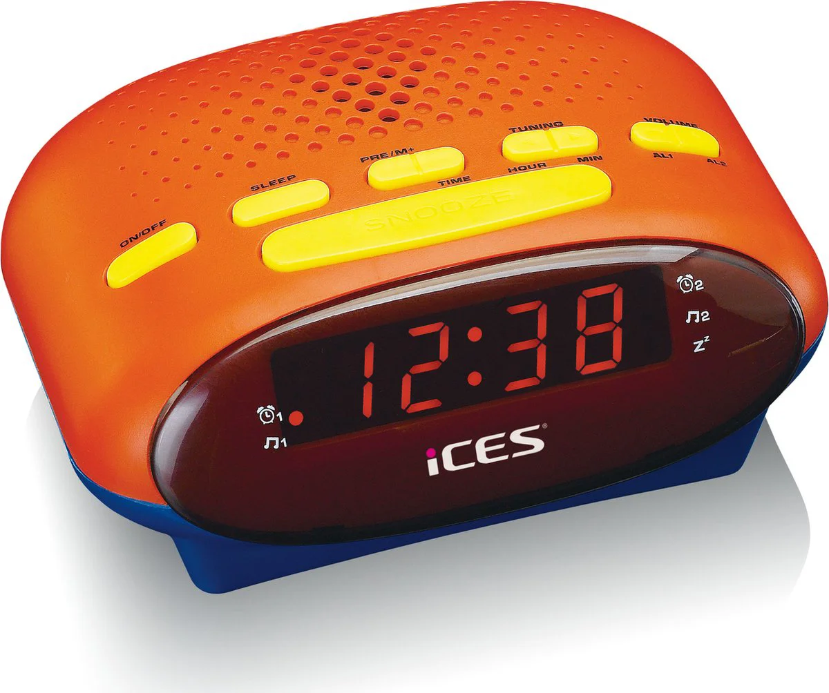 Alecto ICR-210 Wekkerradio Rood