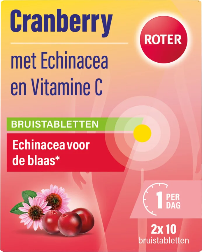 2x Roter Cranberry Bruis 20 bruistabletten