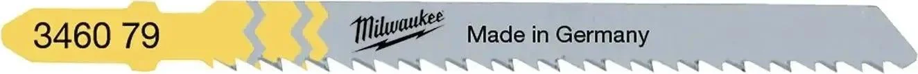Milwaukee Speciale decoupeerzaagbladen voor keukenwerkbladen en gelamineerd spaanplaat 75 x 2,5 mm T 101 k - VE=5 - 4932346079