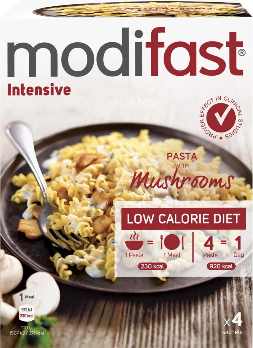 Modifast Weight Control Pasta Mushrooms 4 x 62 gr