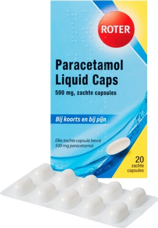 Roter Paracetamol 500mg Liquid Caps 20ST