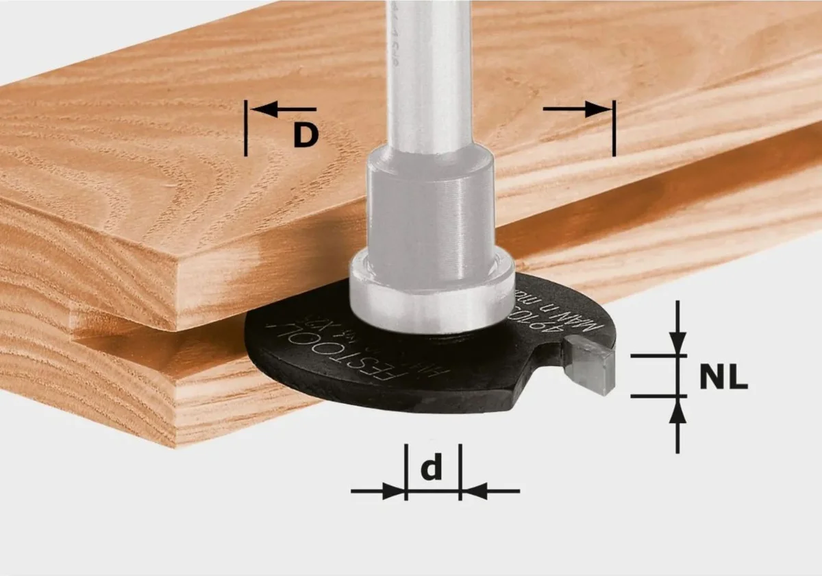 Festool HW D40x2 Schijfgroeffrees - 491040