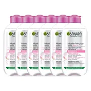 6x Garnier SkinActive Micellair Reinigingswater voor Gevoelige Huid 200 ml