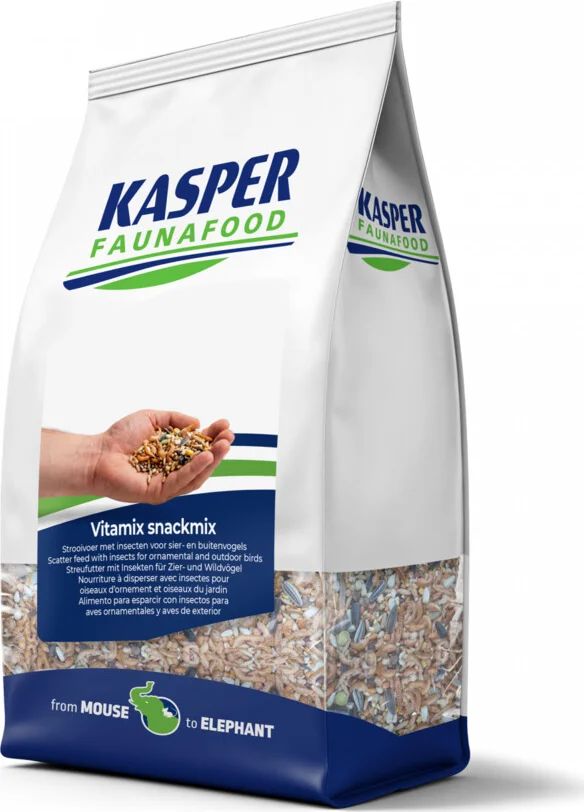 6x Kasper Faunafood Snackmix Kip 800 gr