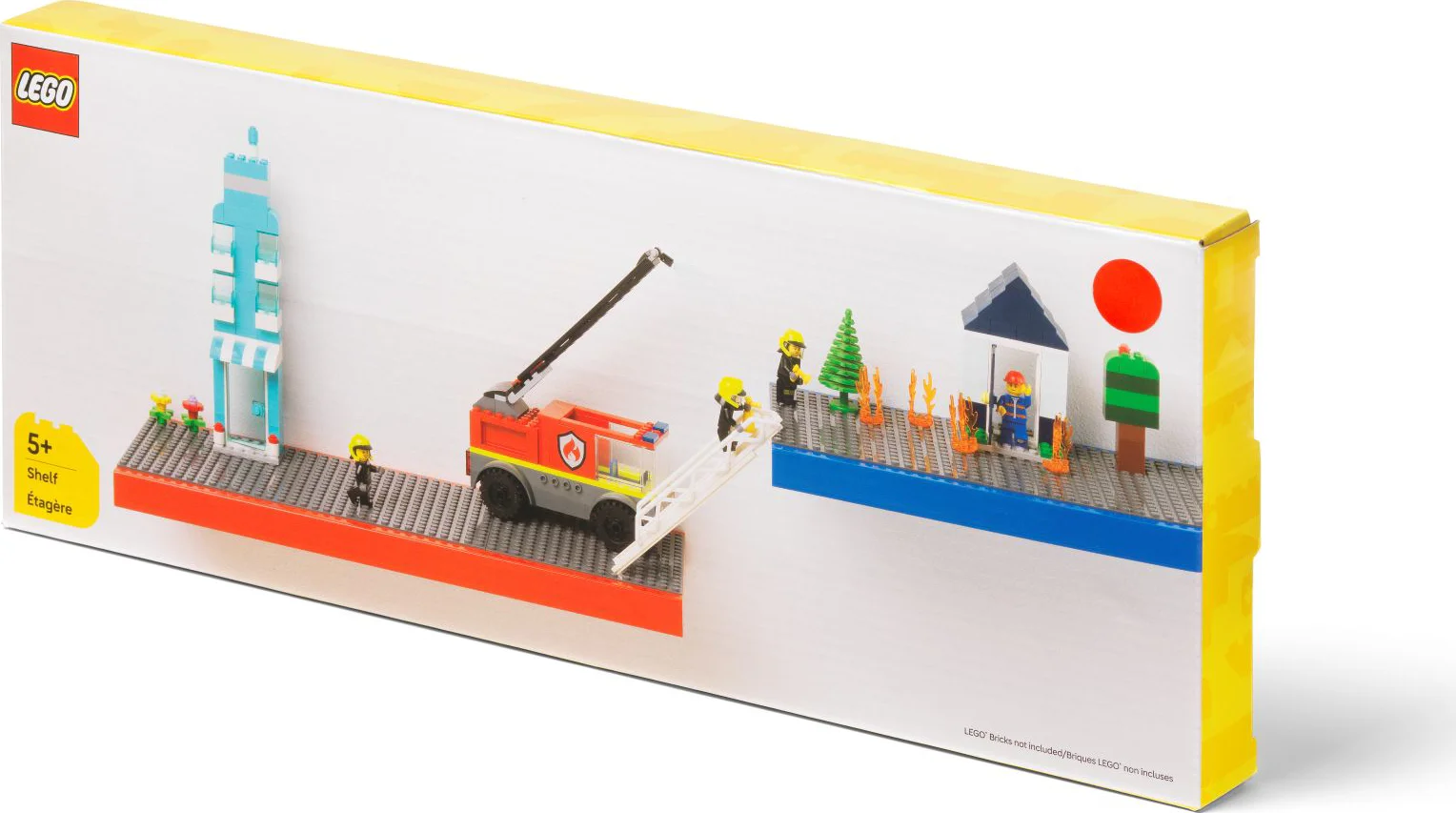 LEGO Wandplank rood