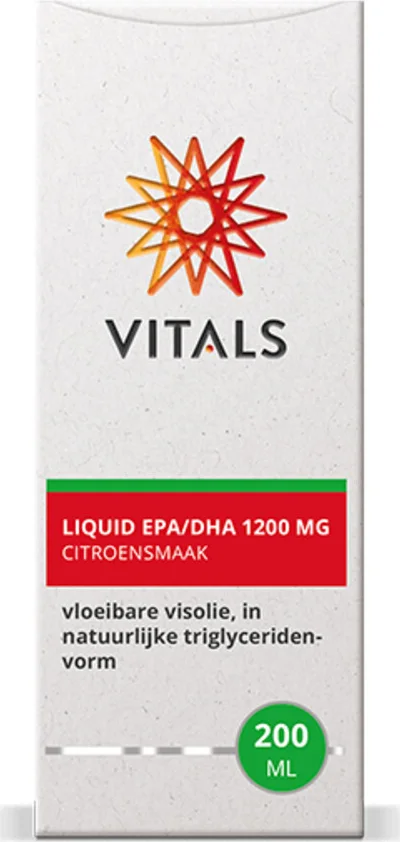 2x Vitals Liquid DHA & EPA 1200mg 200 ml