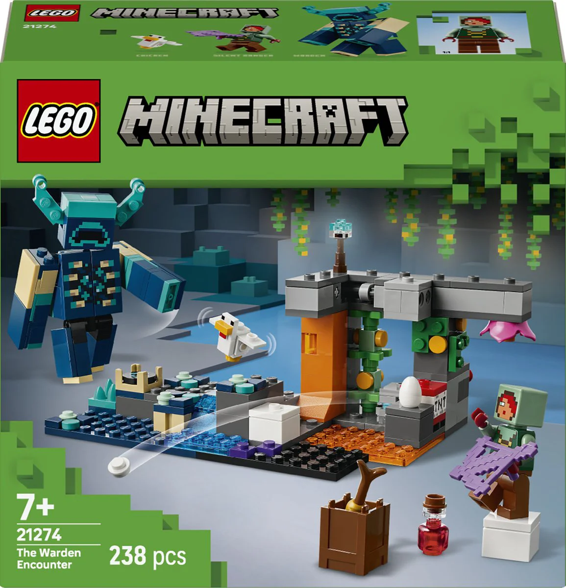 LEGO Minecraft De ontmoeting met de Opzichter 21274