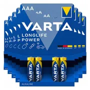 8x Varta Longlife Power Alkaline Batterijen AAA 4 stuks