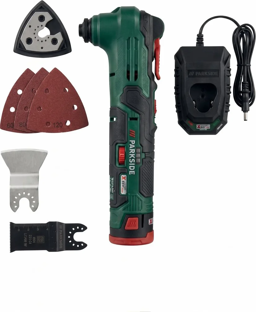 PARKSIDE Accu-multitool 12 V met accu en lader