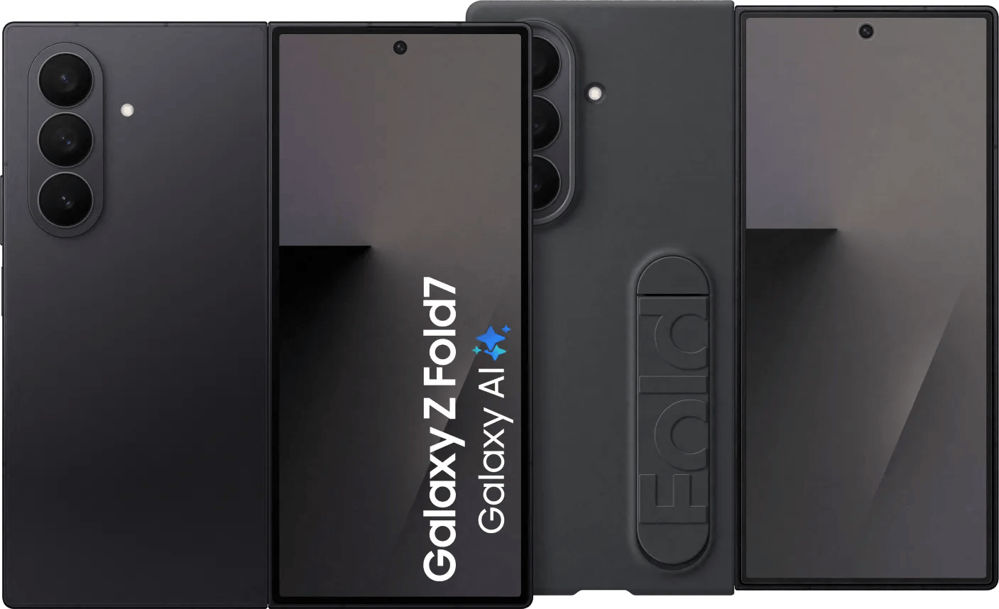 Samsung Galaxy Z Fold 7 512GB Zwart 5G + Samsung Siliconen Back Cover Zwart
