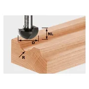 Festool HW S8 R6,35 Holprofielfrees - 490984