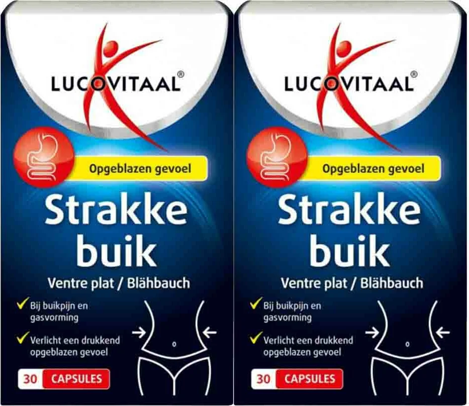 2x Lucovitaal Strakke Buik 30 capsules
