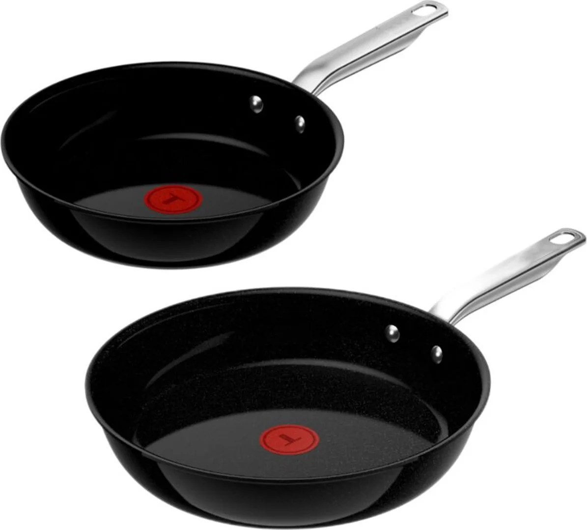 Tefal Experience Ceram Fusion Core inductie koekenpannenset 2-delig