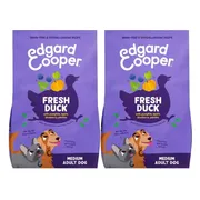 2x Edgard & Cooper Hondenvoer Droog Adult Medium Eend 2,5 kg