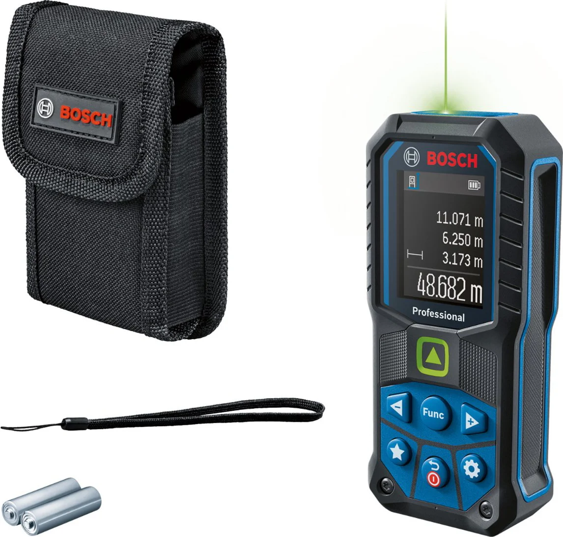 Bosch Professional PRO GLM 50-25 G Laserafstandsmeter 50m Groen - 0601072V00