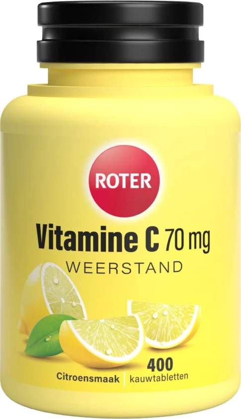 4x Roter Vitamine C 70 mg 400 kauwtabletten