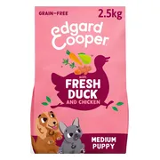 Edgard & Cooper Hondenvoer Droog Scharrelkip - Scharreleend Puppy 2,5 kg