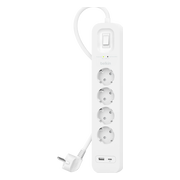 Belkin Surge Protection 4 Outlet 2 Meter Usb C Wit