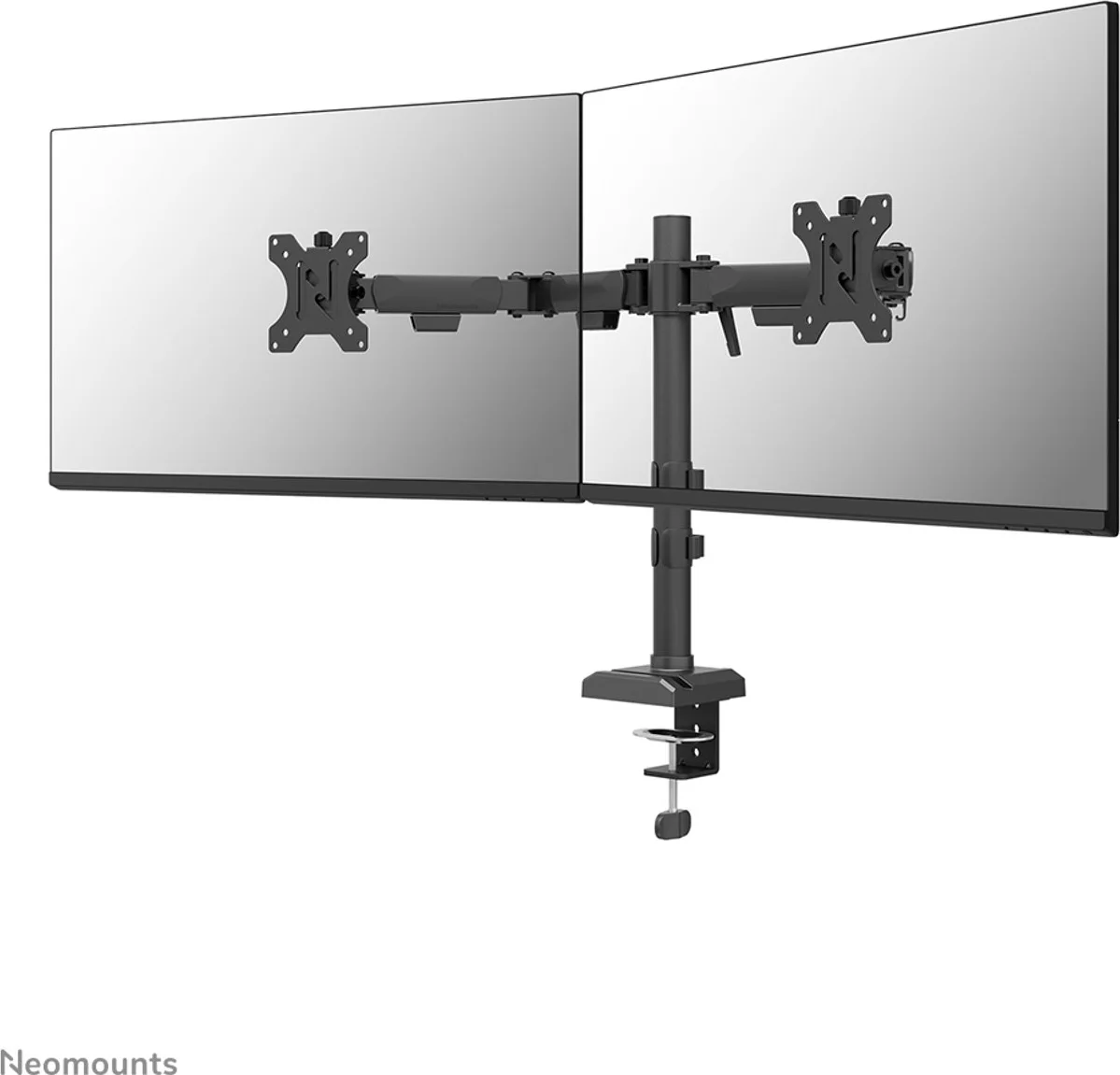 Neomounts NERO DS60-600BL2 Monitorarm Zwart