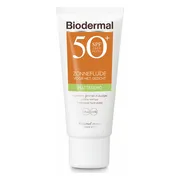 2x Biodermal Zonnefluïde Gezicht Matterend SPF 50 40 ml