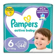2x Pampers Active Baby Luiers Maat 6 (13-18 kg) 44 stuks