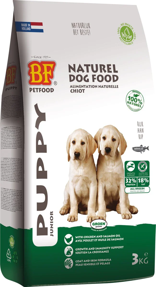 BF Petfood Puppy Hondenvoer 3 kg