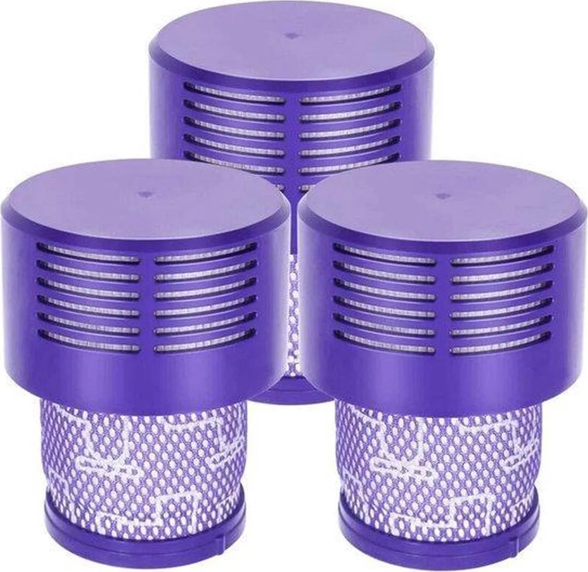 3 x HEPA filter geschikt voor Dyson V10 Sv12 stofzuiger Total Clean, Parquet, Motorhead, Animal wasbaar steelstofzuiger DY-969082-01 - Promessa-Solutions