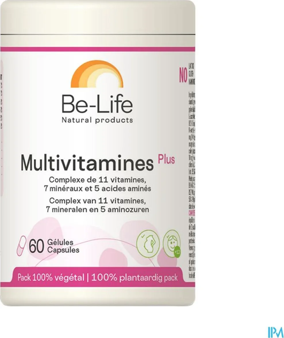 Be-Life Multivitamines Plus Capsules 60CP